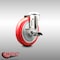 Service Caster 5 Inch 316SS Red Polyurethane Wheel Swivel Bolt Hole Caster with Brake SCC SCC-SS316BH20S514-PPUB-RED-TLB - alternate 4
